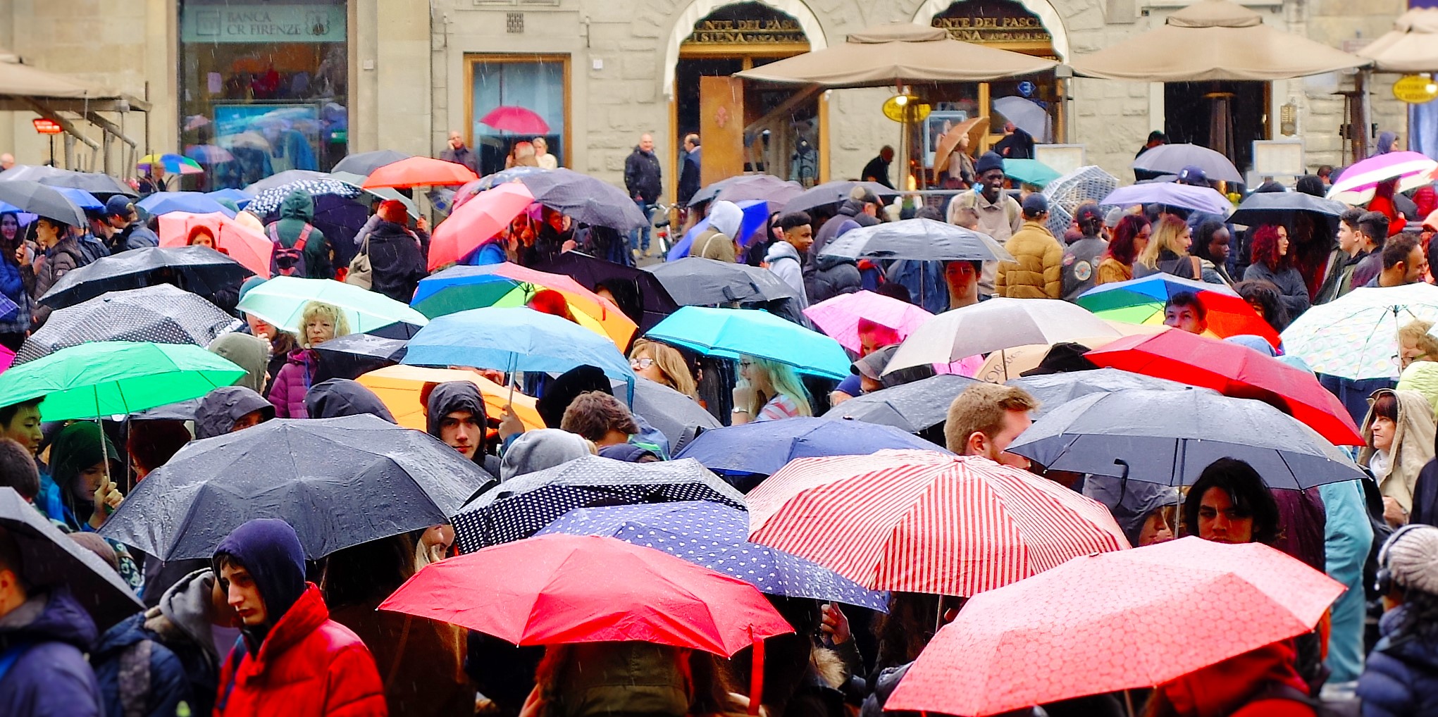 A rain a fall but he does ....