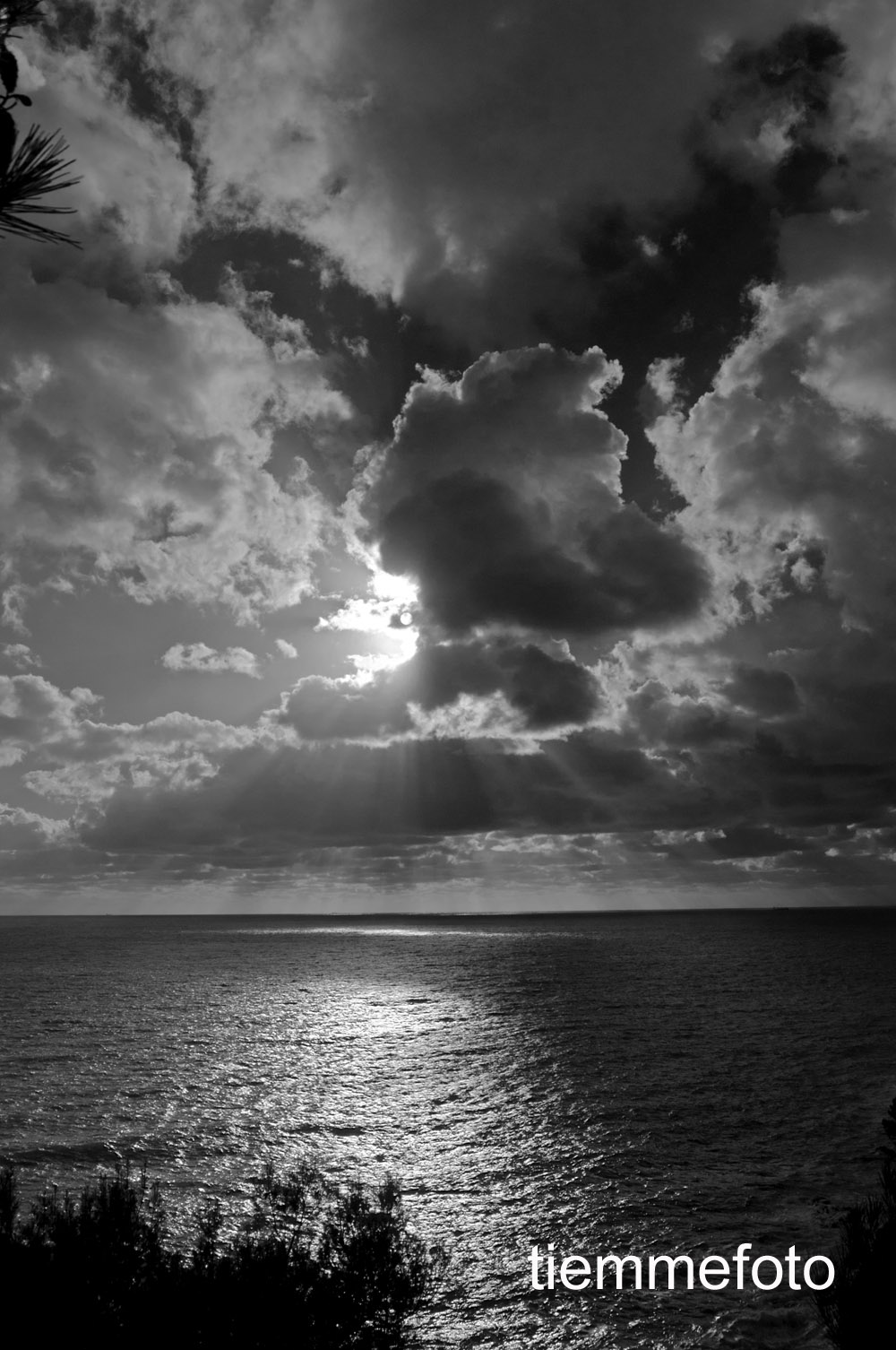 Giochi di nuvole nel Golfo Paradiso