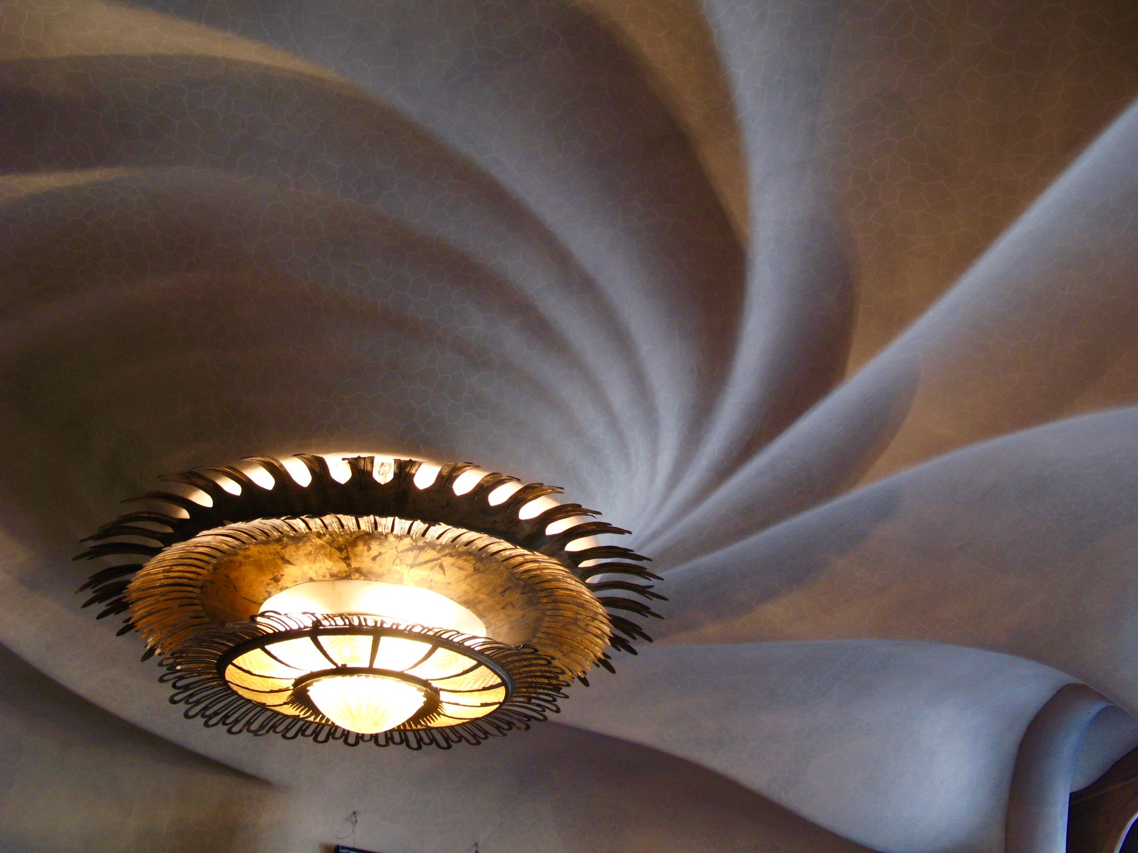 Eyelashes between the spirals