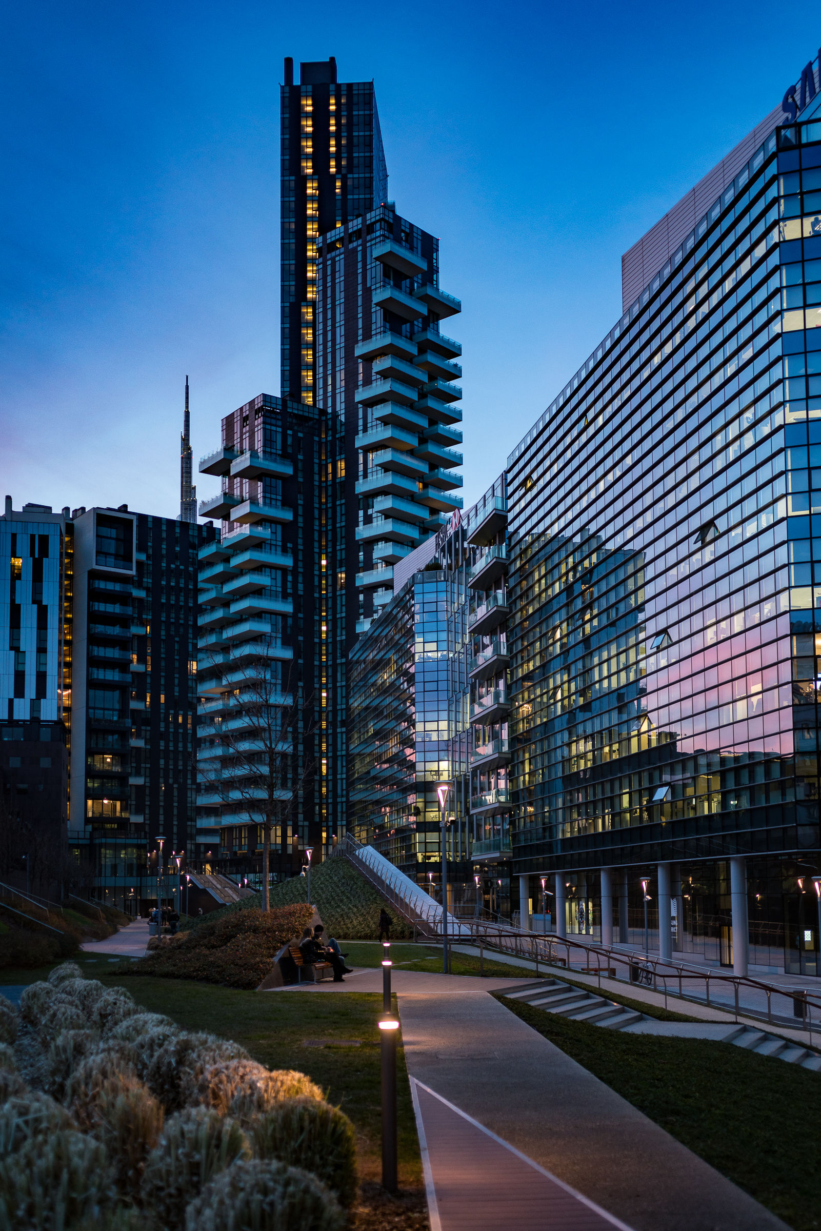 sunset on provvedano