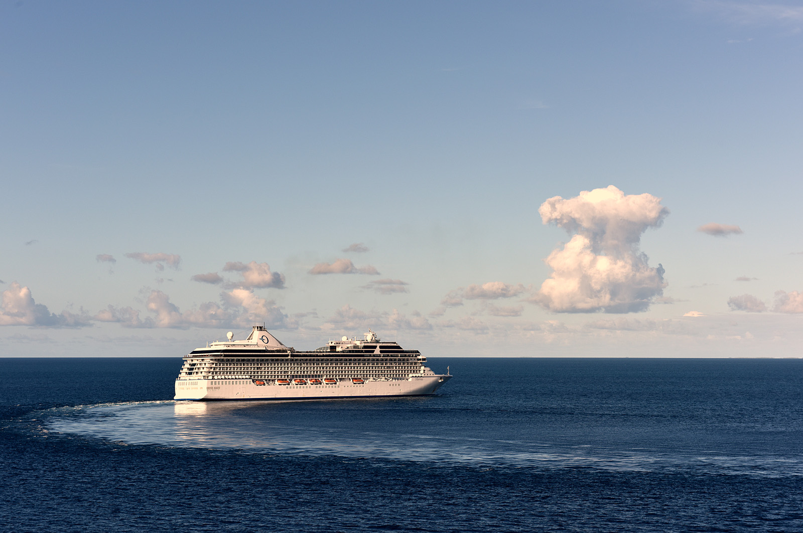 the arrival in Avatoru, Rangiroa, French Polynesia
