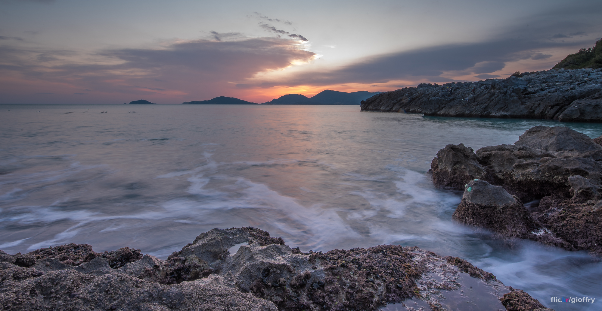 Sunset in the Gulf of Poets