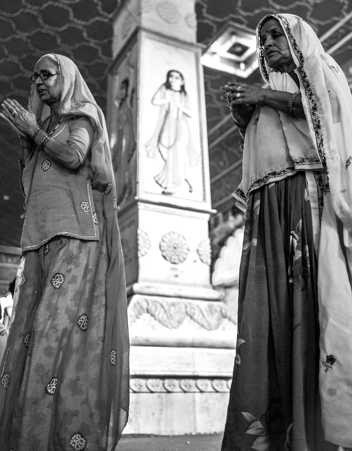 nel tempio di Krishna