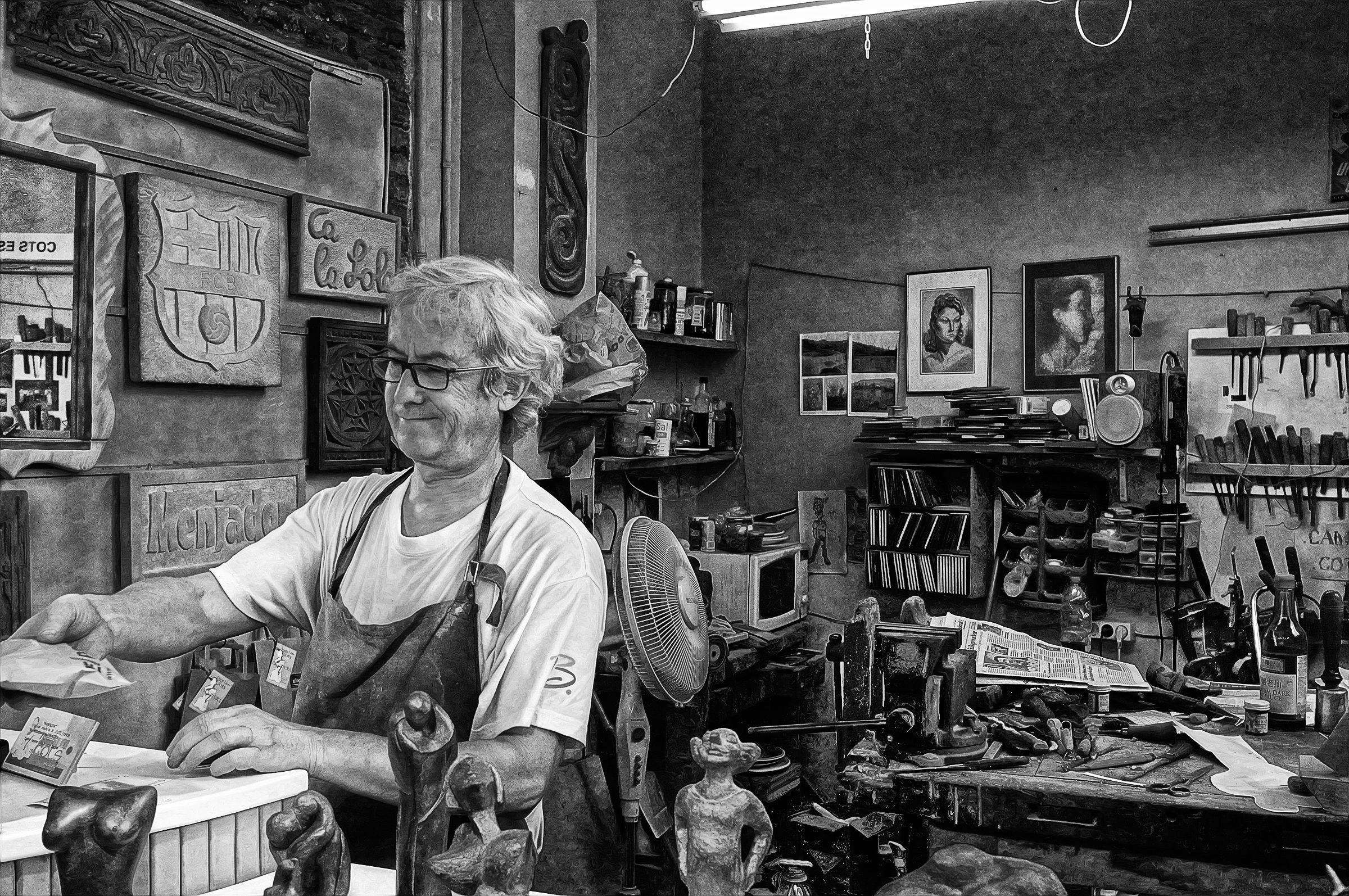 Nella bottega dell'artigiano