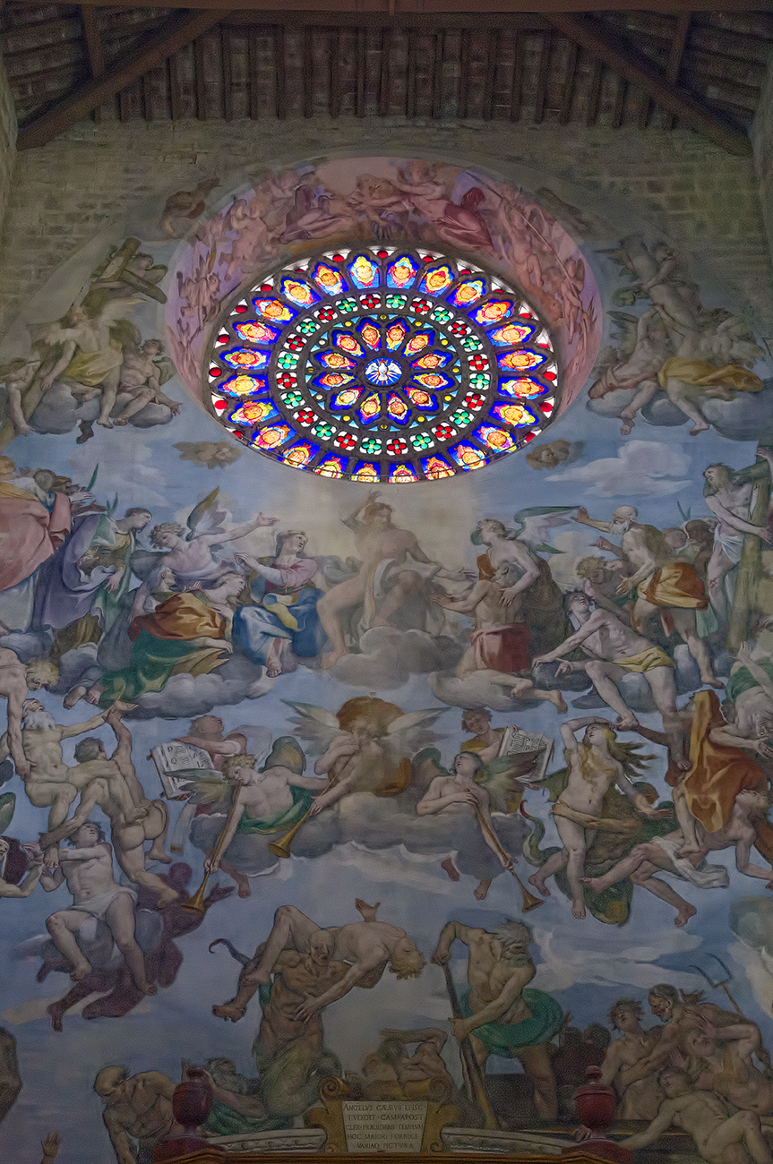 Todi - Rose window of the Duomo