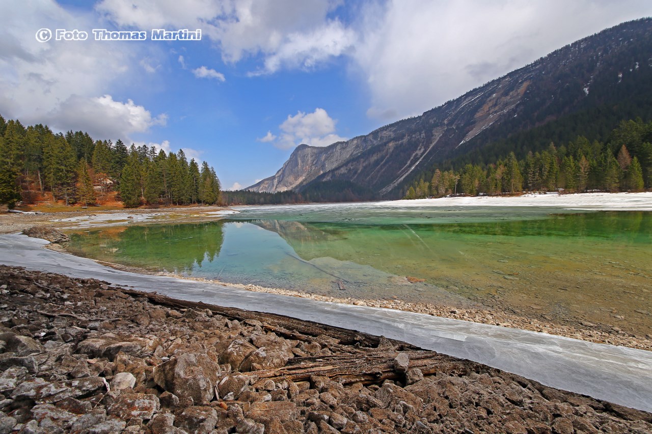 Disgelo al lago di Tovel