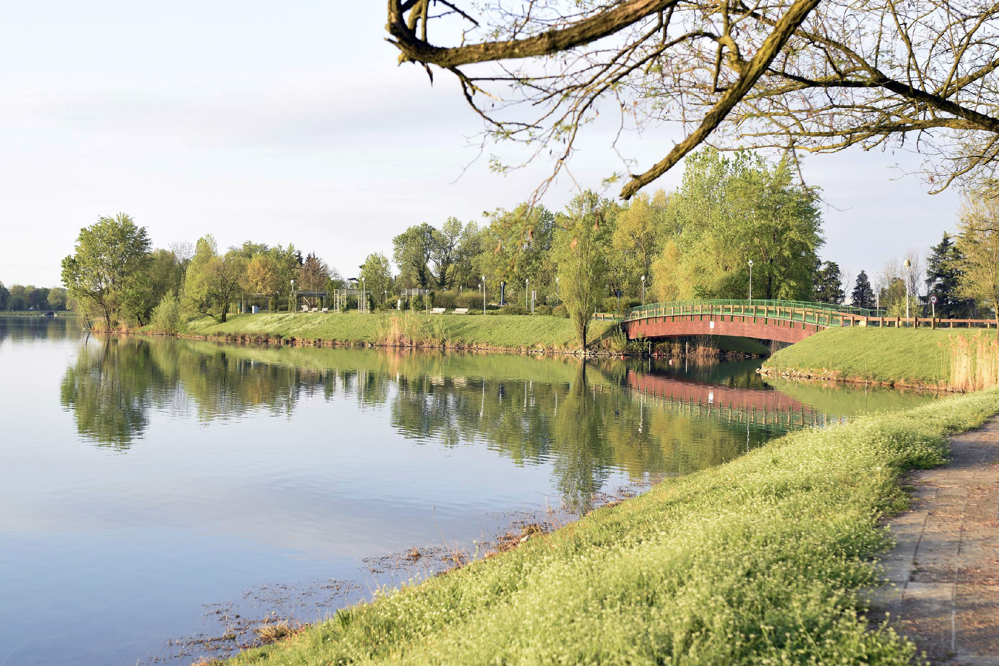 The bridge on the lake
