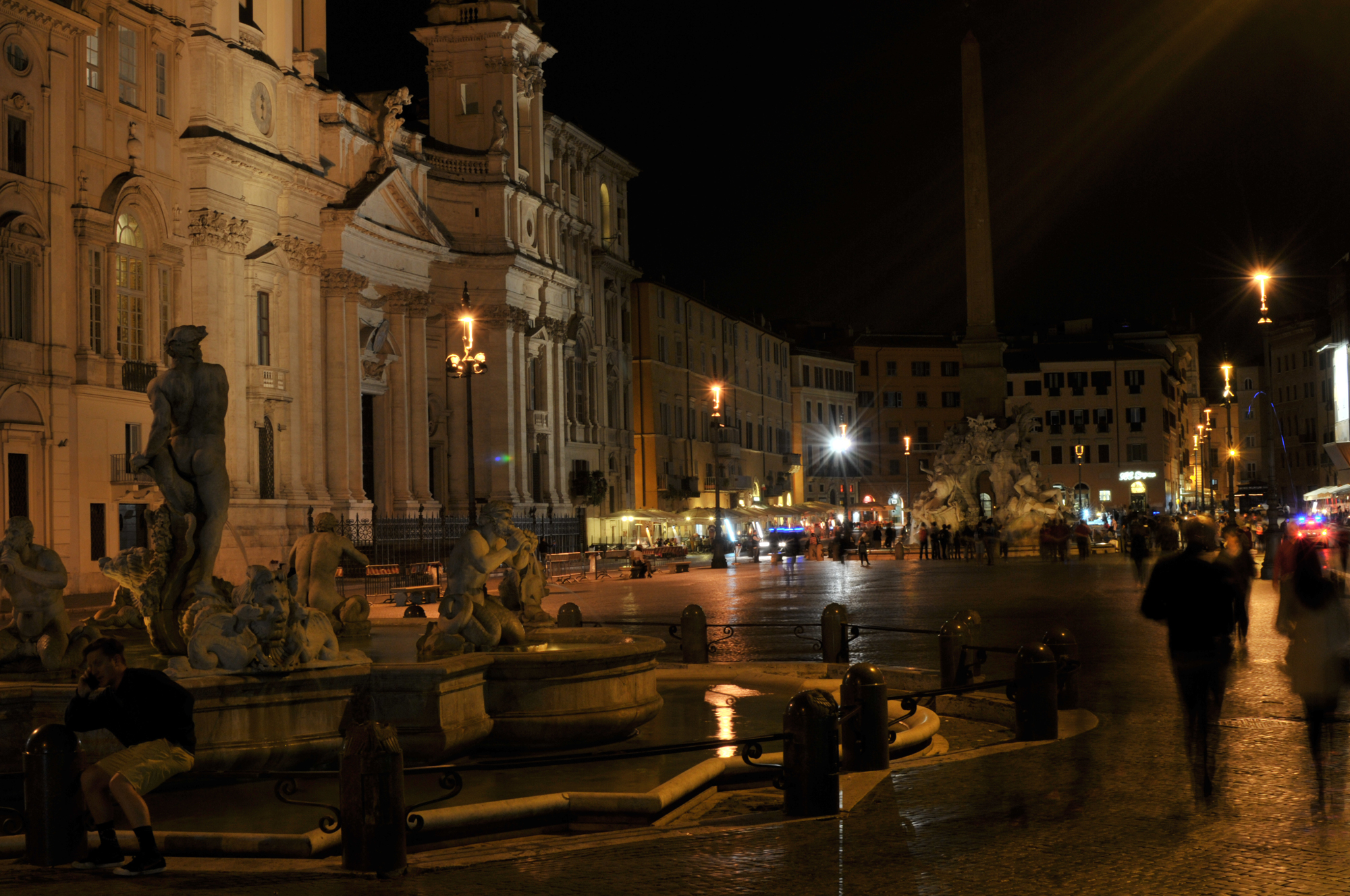 piazza navona di notte roma