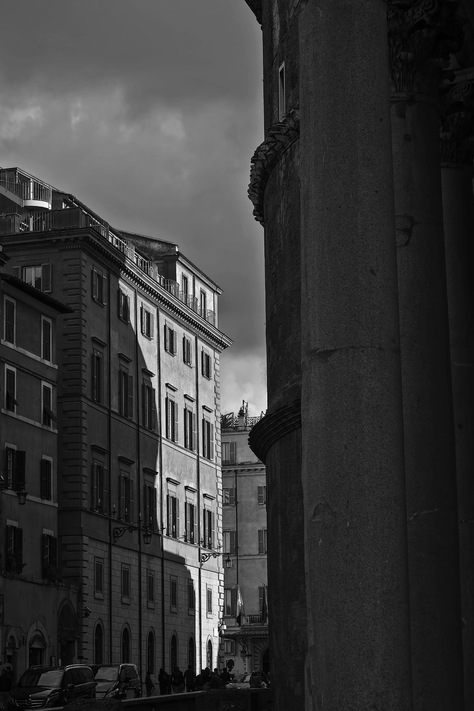 Walking through Rome