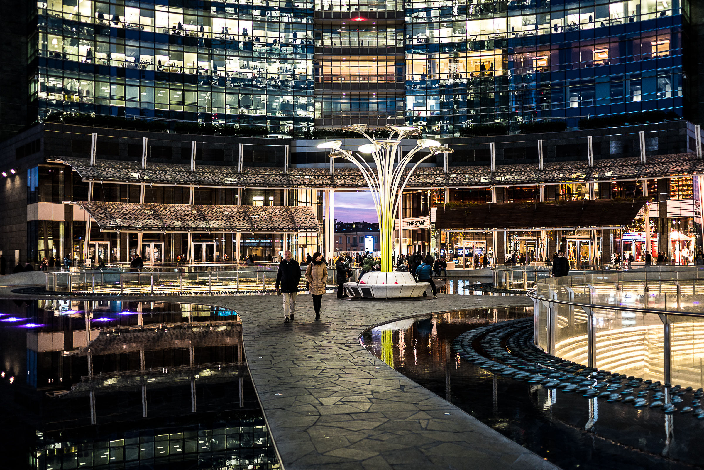 Fashion show on the catwalk