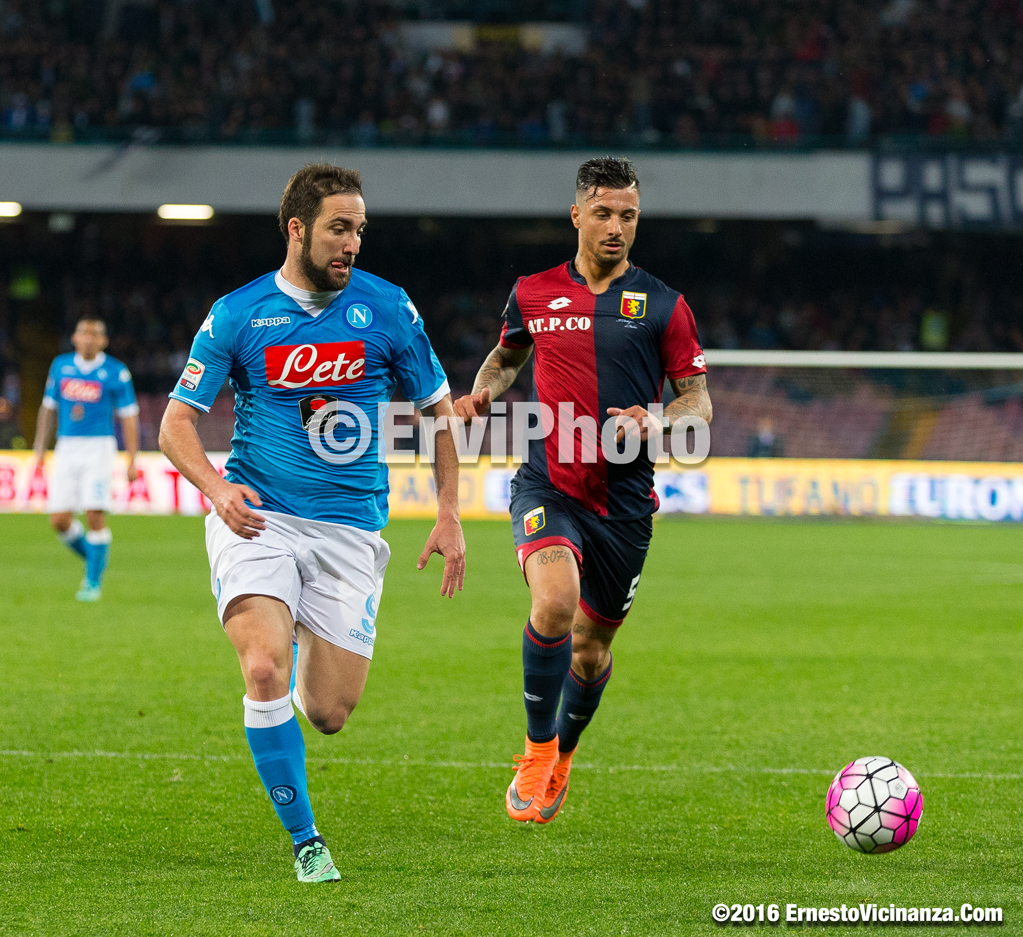Gonzalo Higuain and Armando Izzo