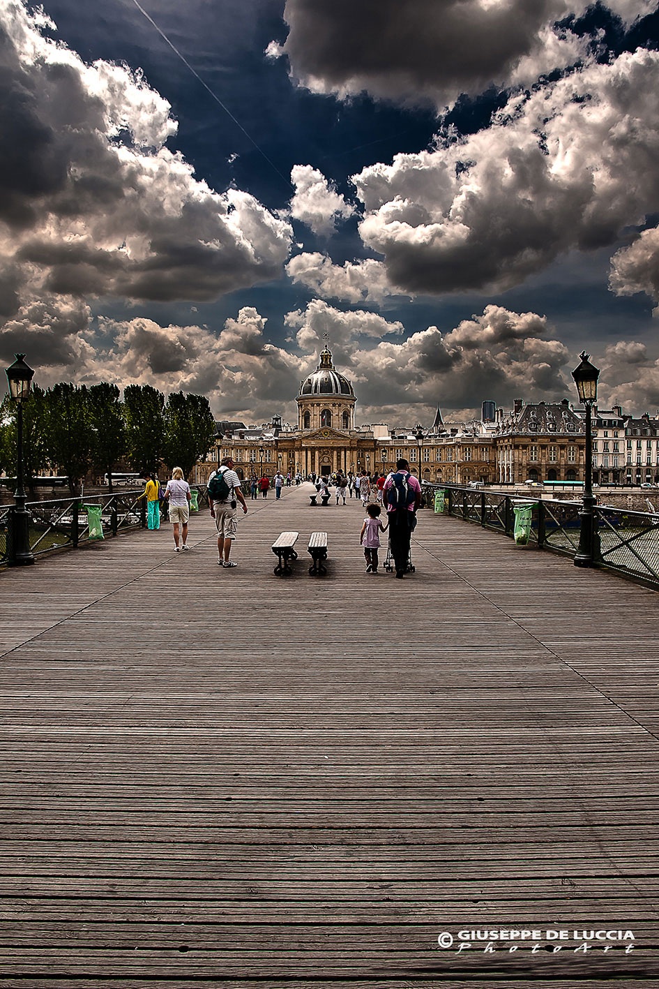 Il ponte degli artisti, Parigi (hdr)