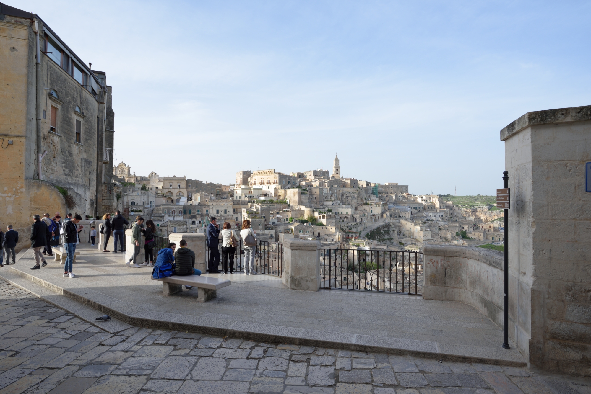 Matera view from the large balcony