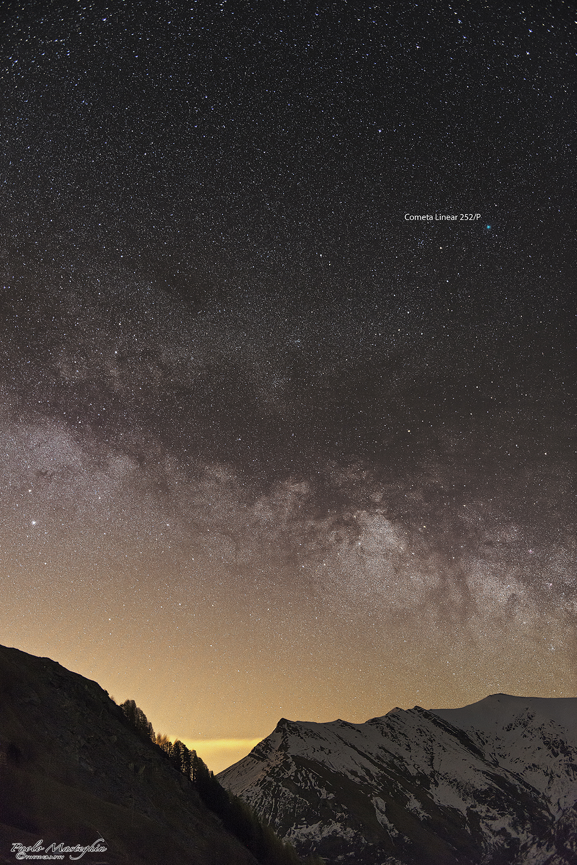 La Cometa 252p/linear sui nostri cieli....