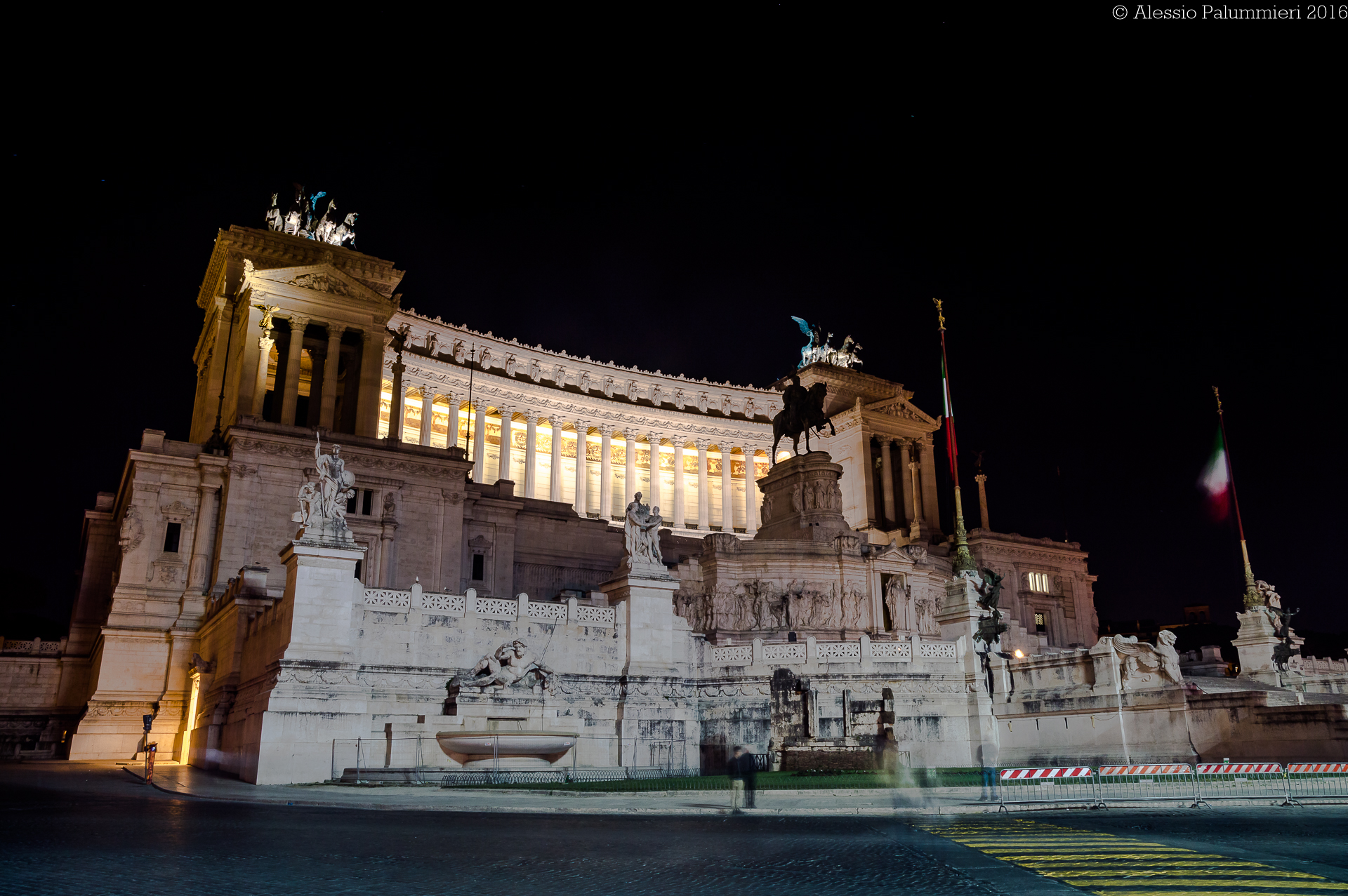 le luci del Vittoriano