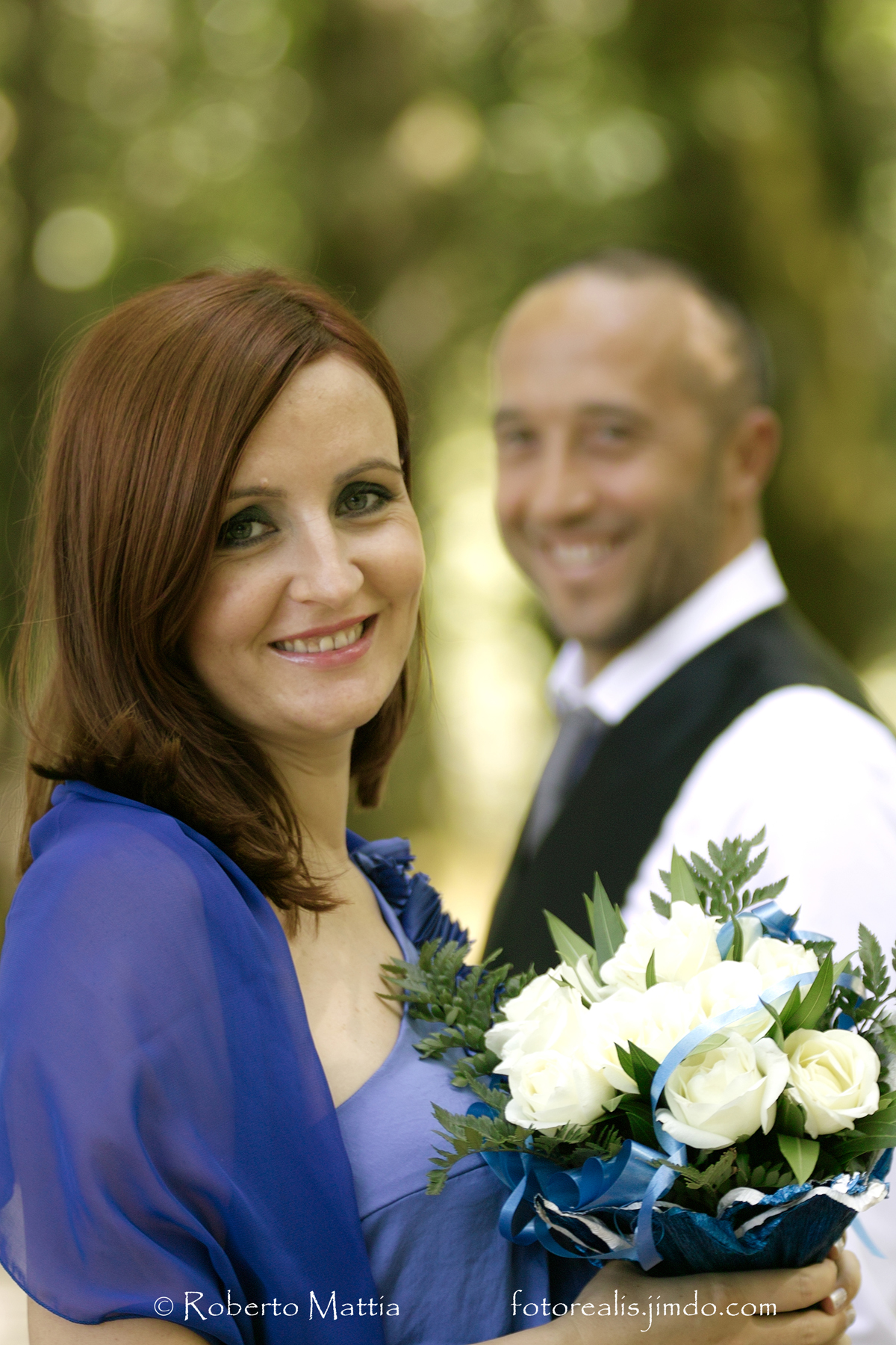 Bride from candied smile