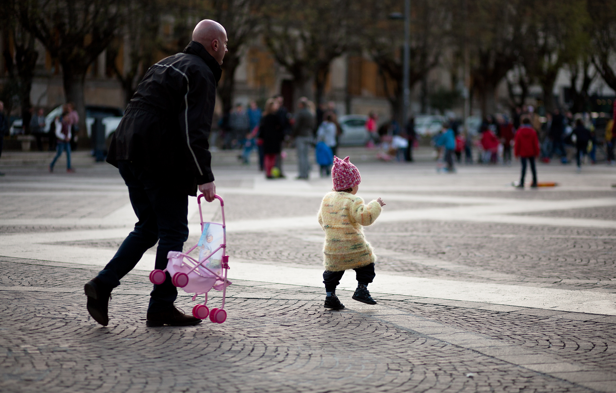 Which is struggling to be a father!