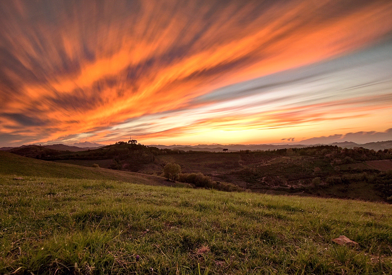 Tramonto al passo Corno (Modigliana)