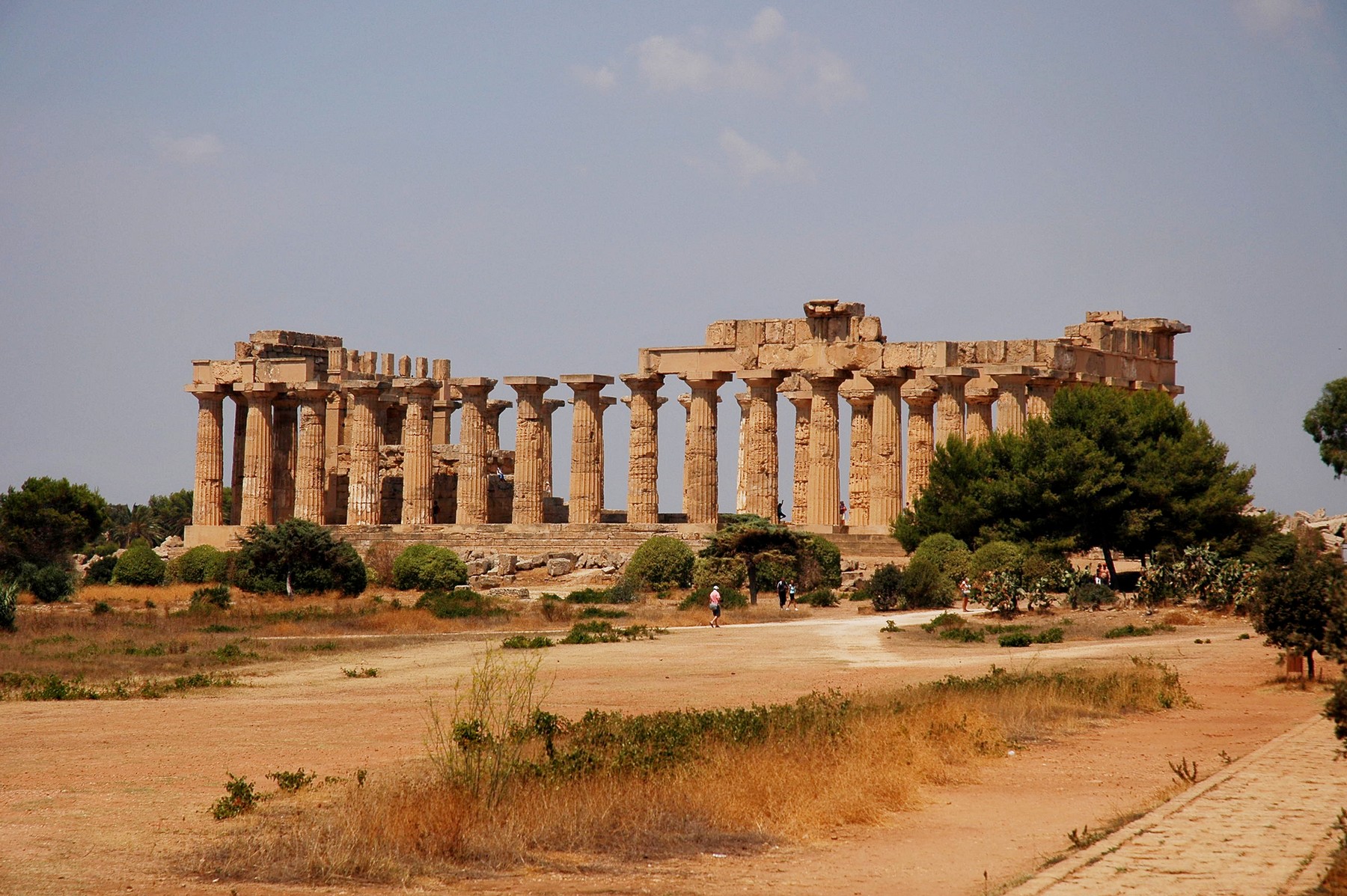 greek temple "E" of Selinunte (Temple of Hera)