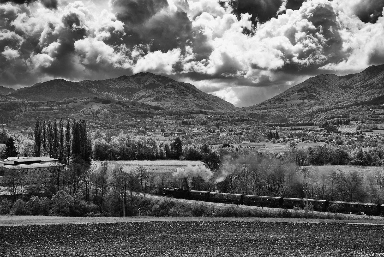 Passage under the Belluno pre-alps