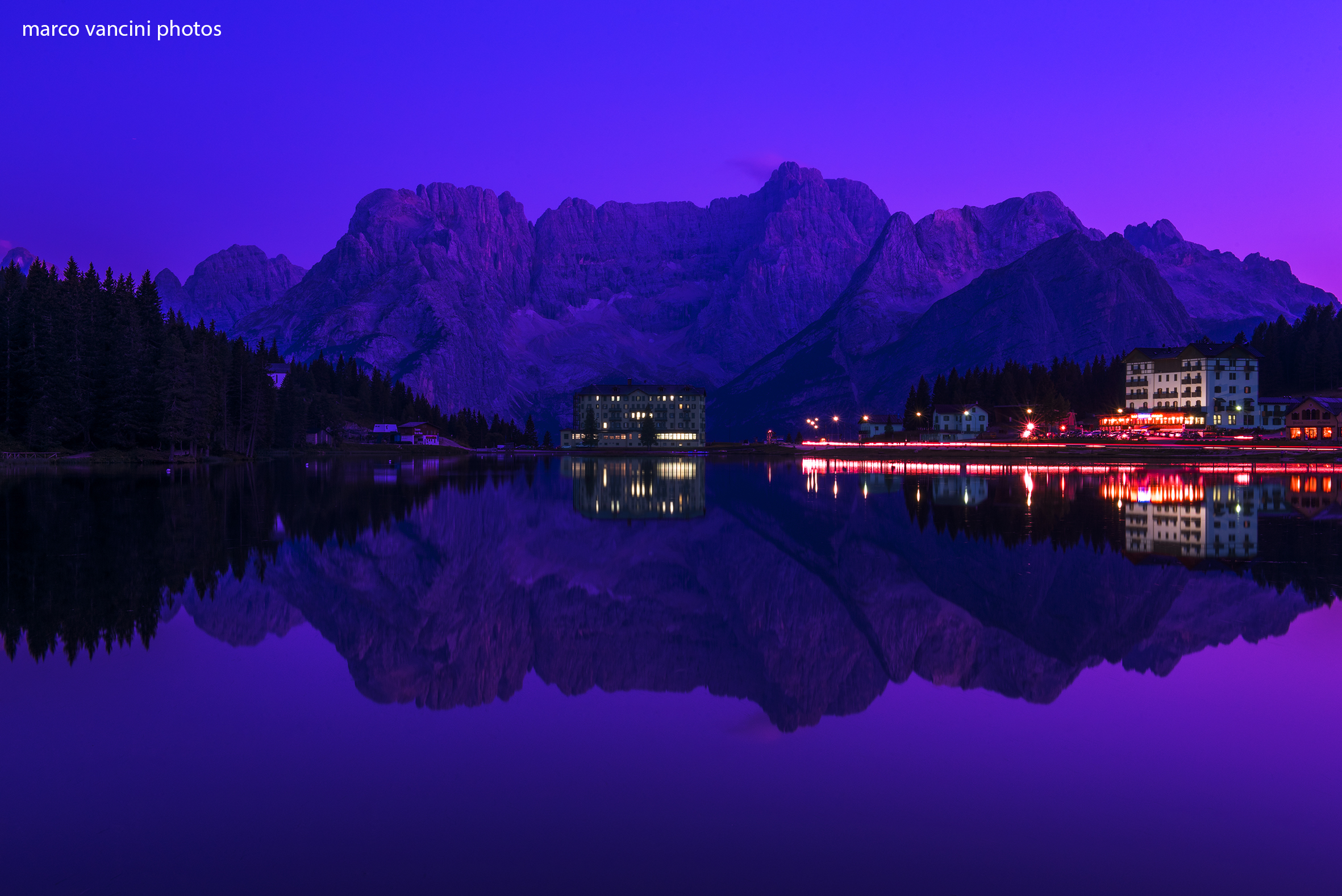 Sunset in Misurina