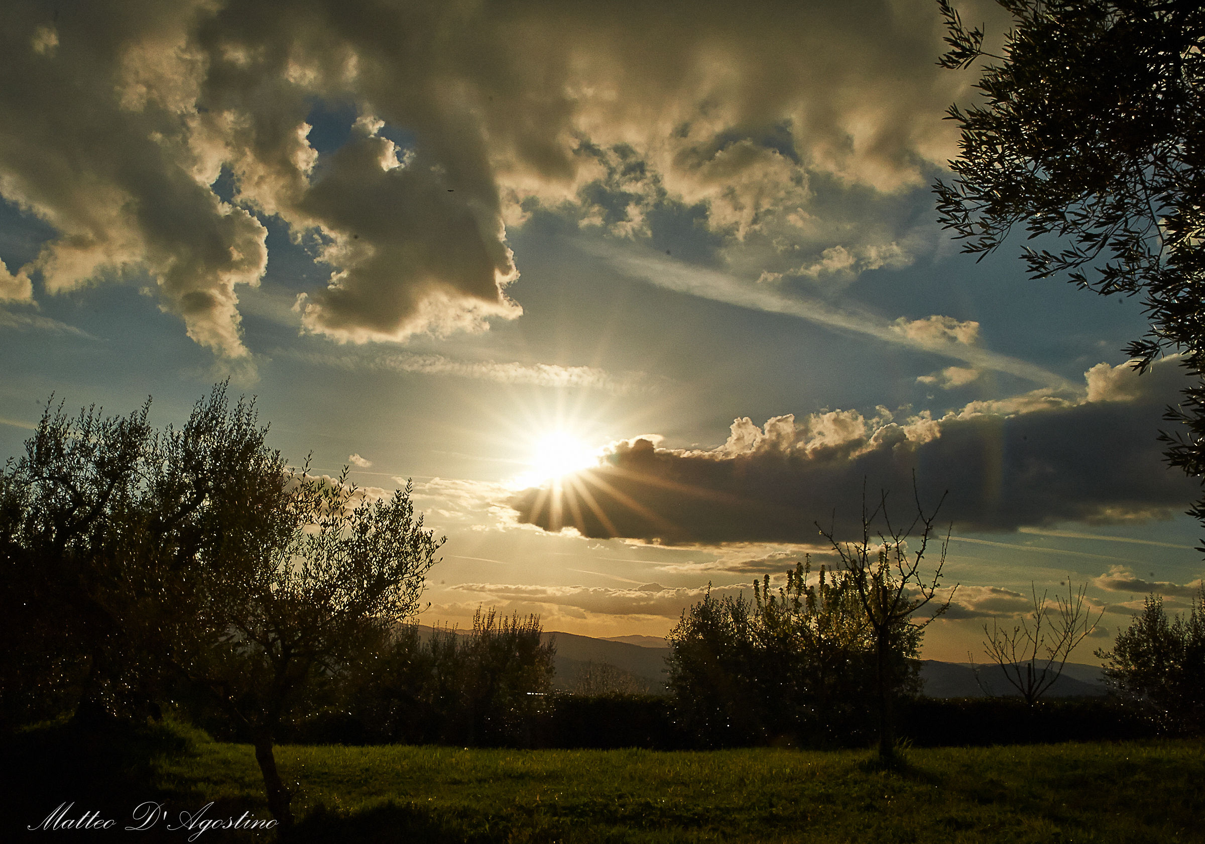 Tramonto in Umbria