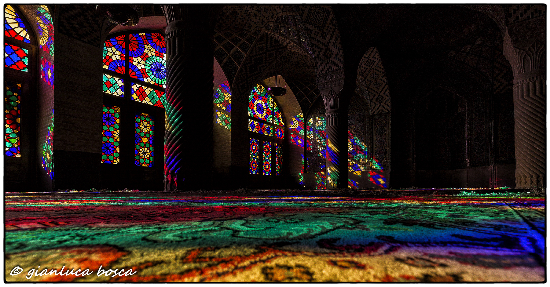 La moschea Nasir ol molk a Shiraz