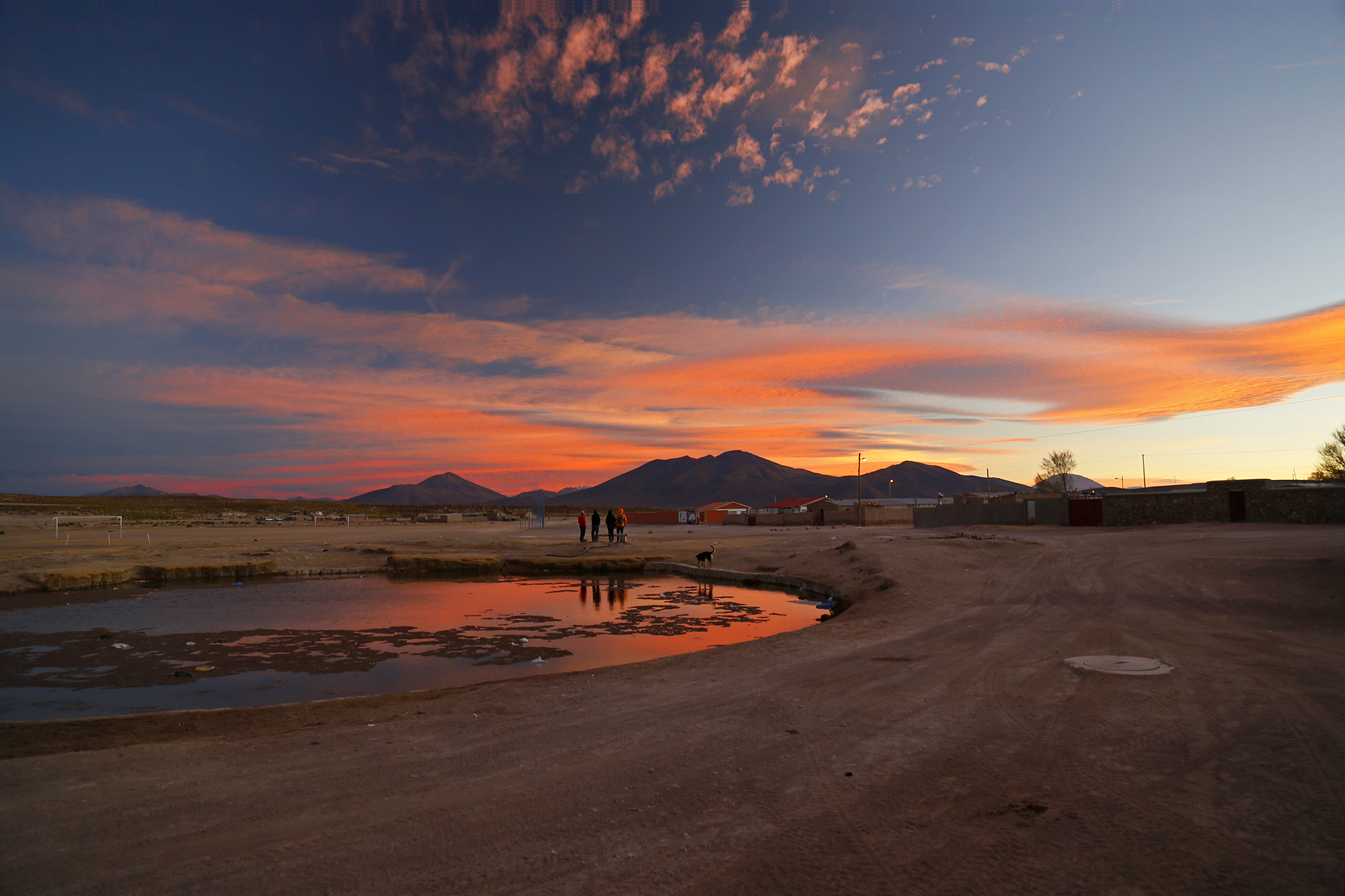 Bolivia sunset