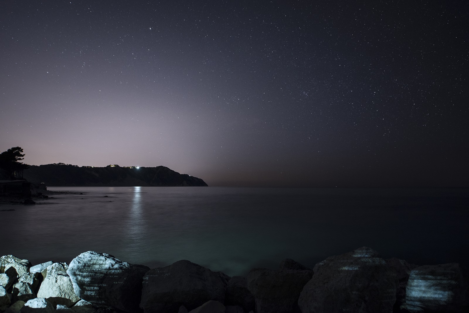 luci della città, portonovo, ancona