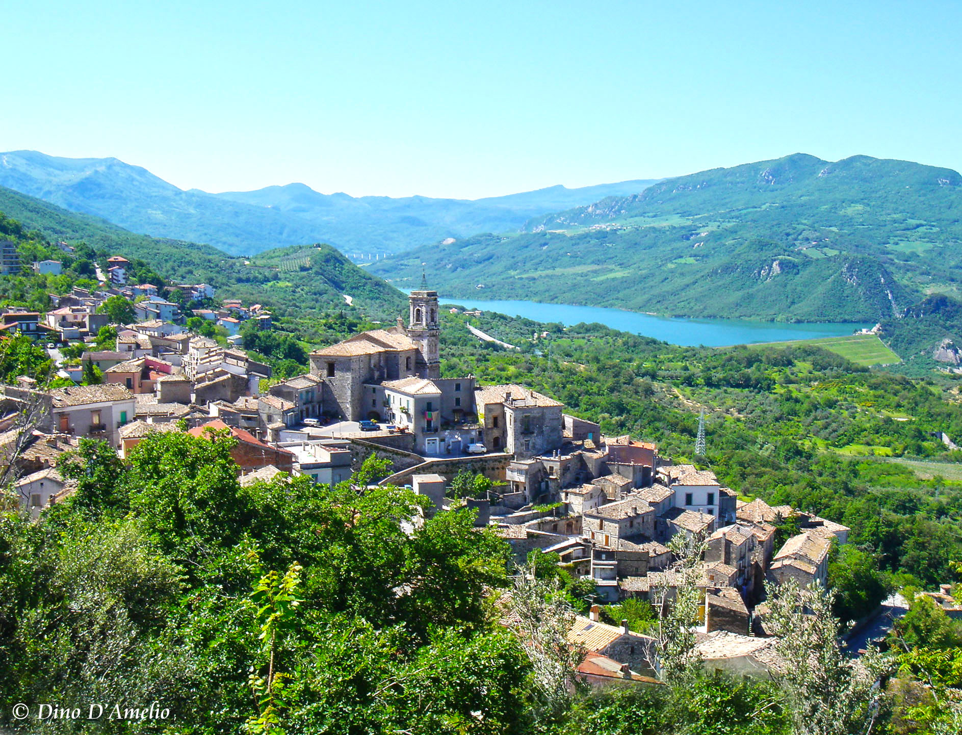 Classic postcard of Bomba