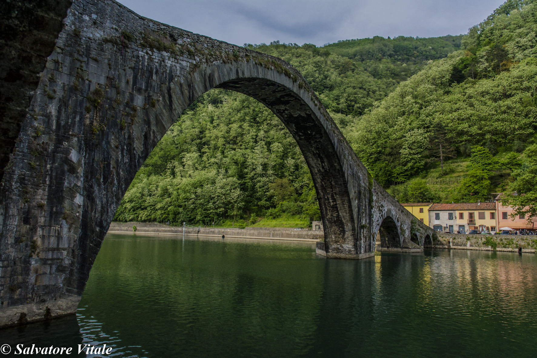 Bridge of the Maddalena seen from the west...