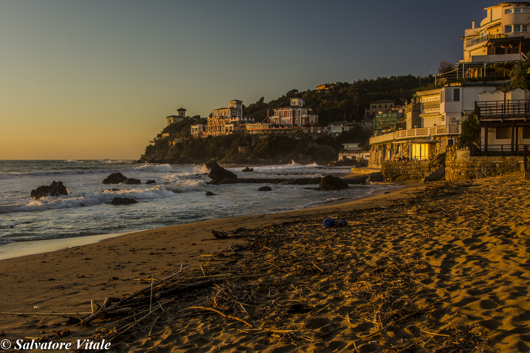 ...the warm light of sunset - Castiglioncello (li)