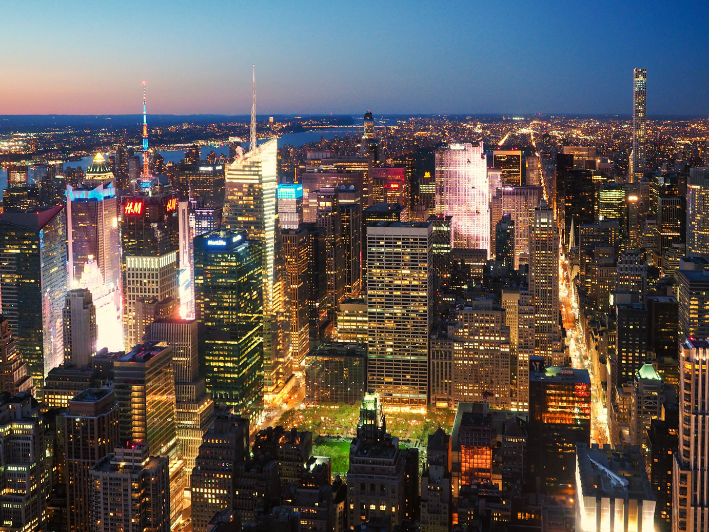 the lights of Manhattan 1