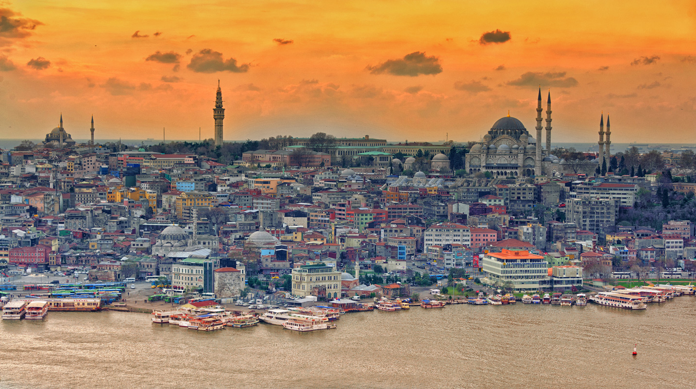 Sunset in Istanbul