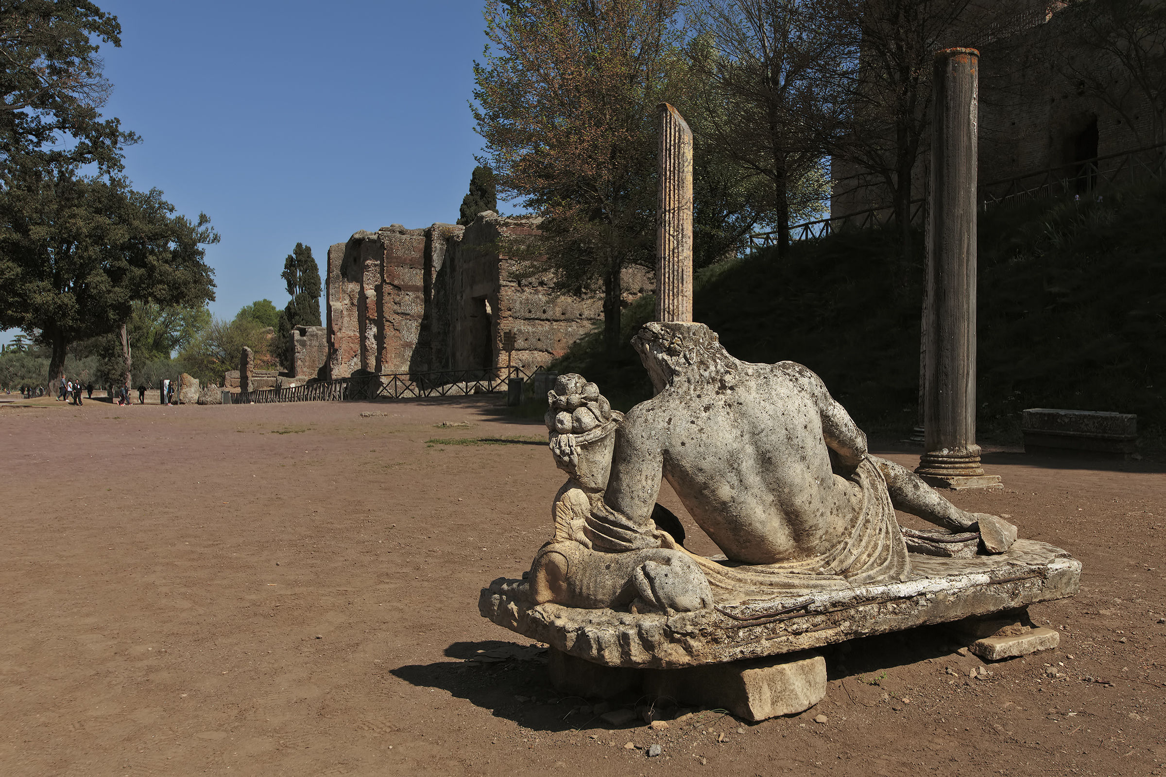 The guardian of Villa Adriana