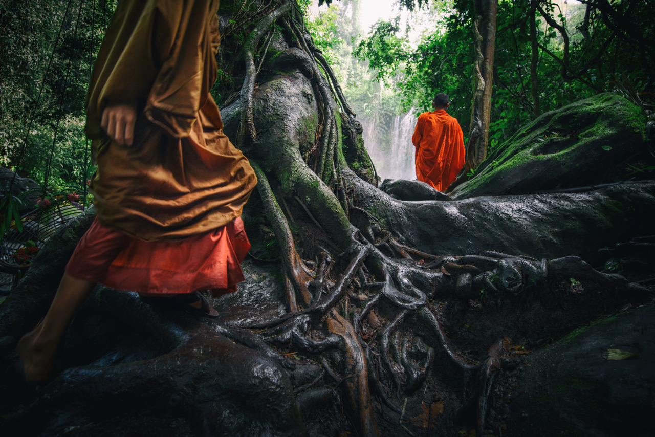 Phnom Kulen waterfall, Cambodia