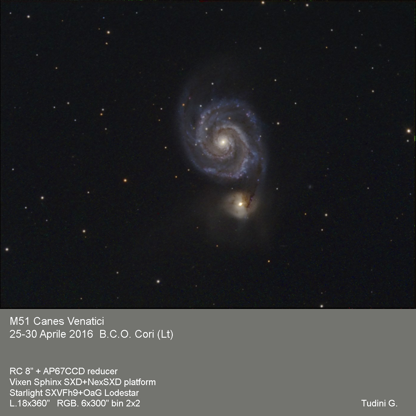 M51 galaxy Wirlpool
