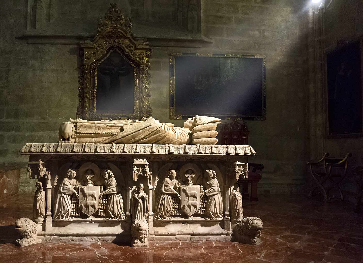Papal tomb in Seville Cathedral