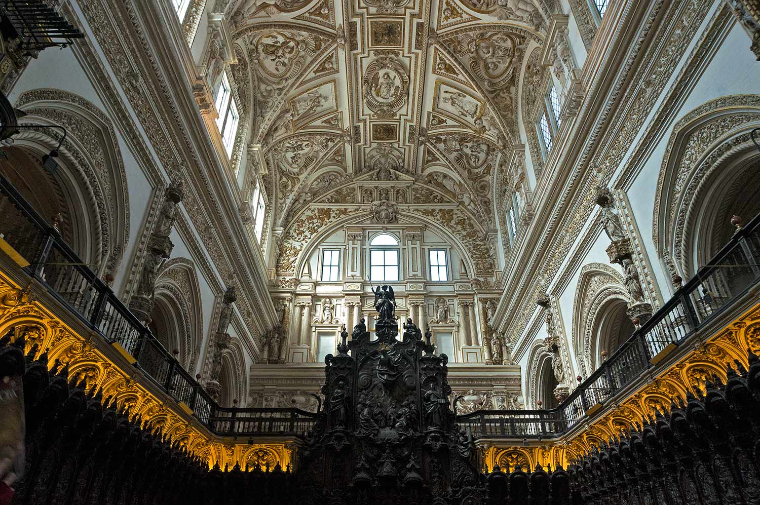 Inside the Cathedral of Cordoba