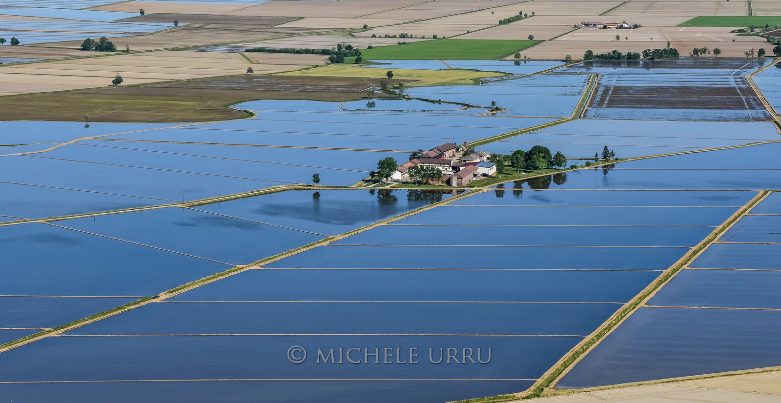 Risaie, specchio del cielo.