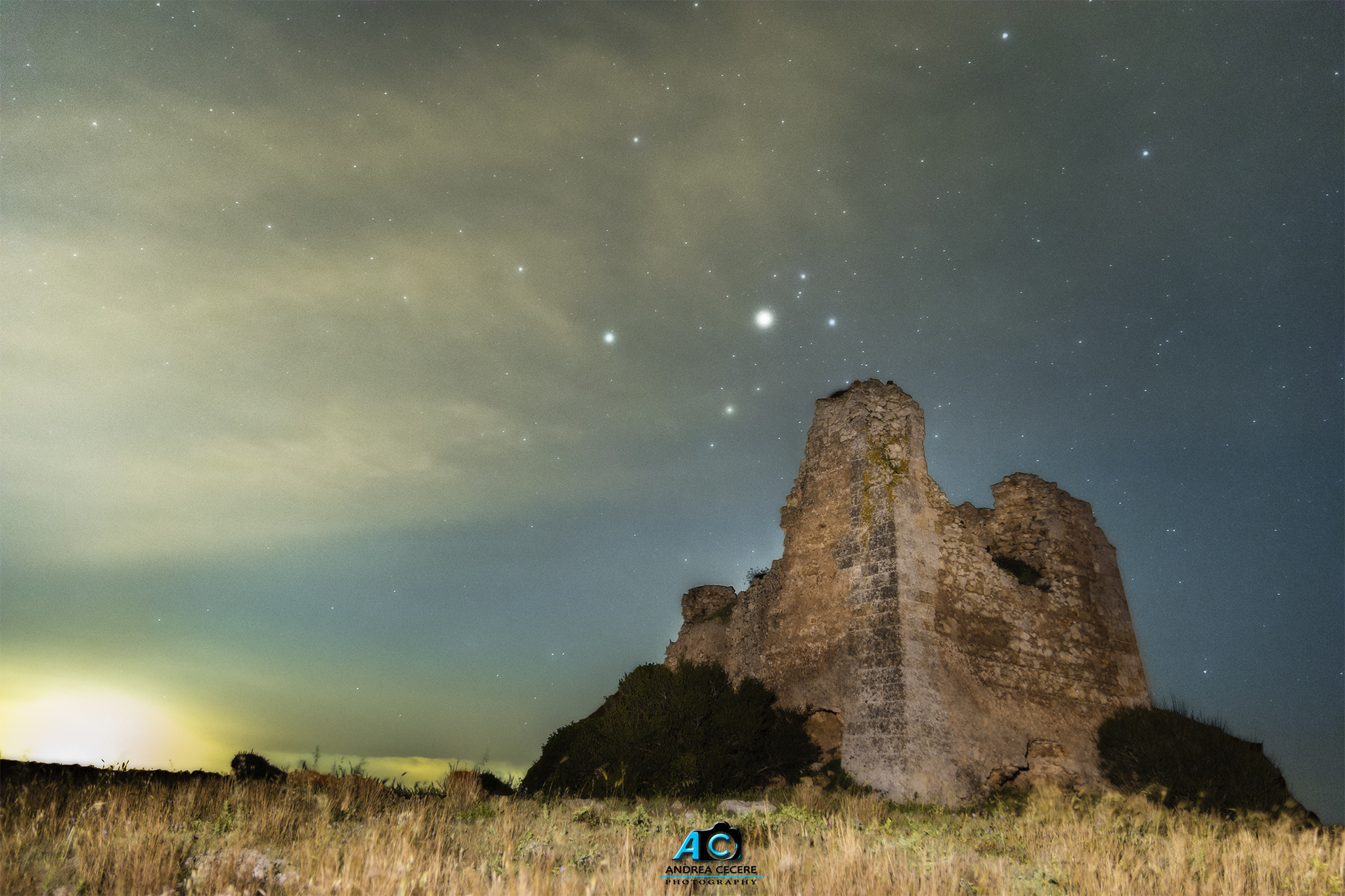 torre Uluzzo di notte