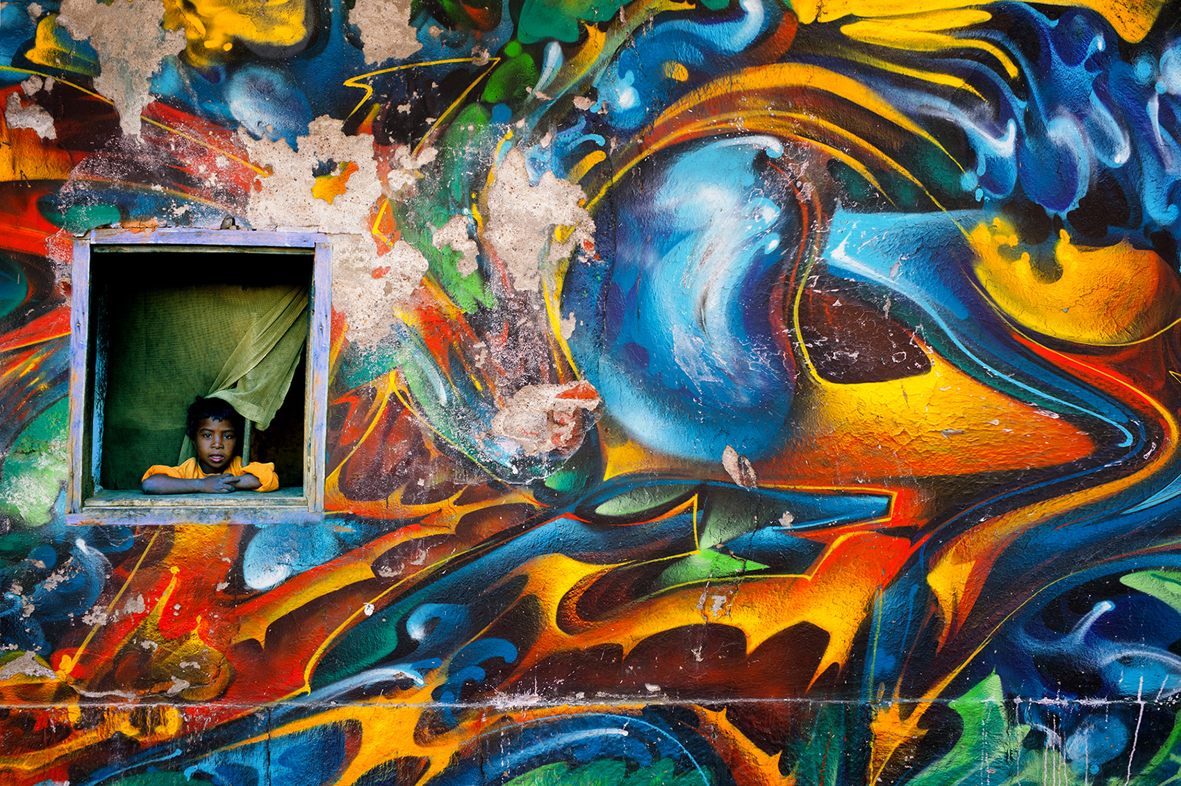 Dentro una tavolozza di colore