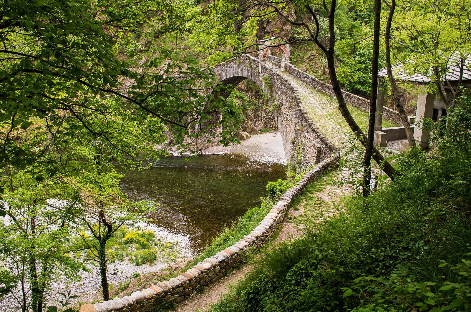 west of Devil's Bridge