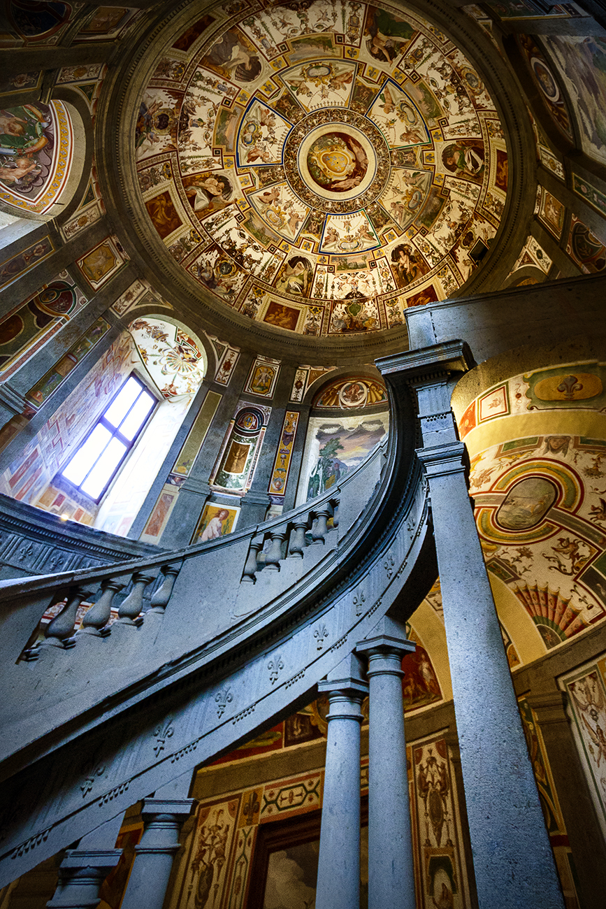 Palazzo Farnese in Caprarola staircase