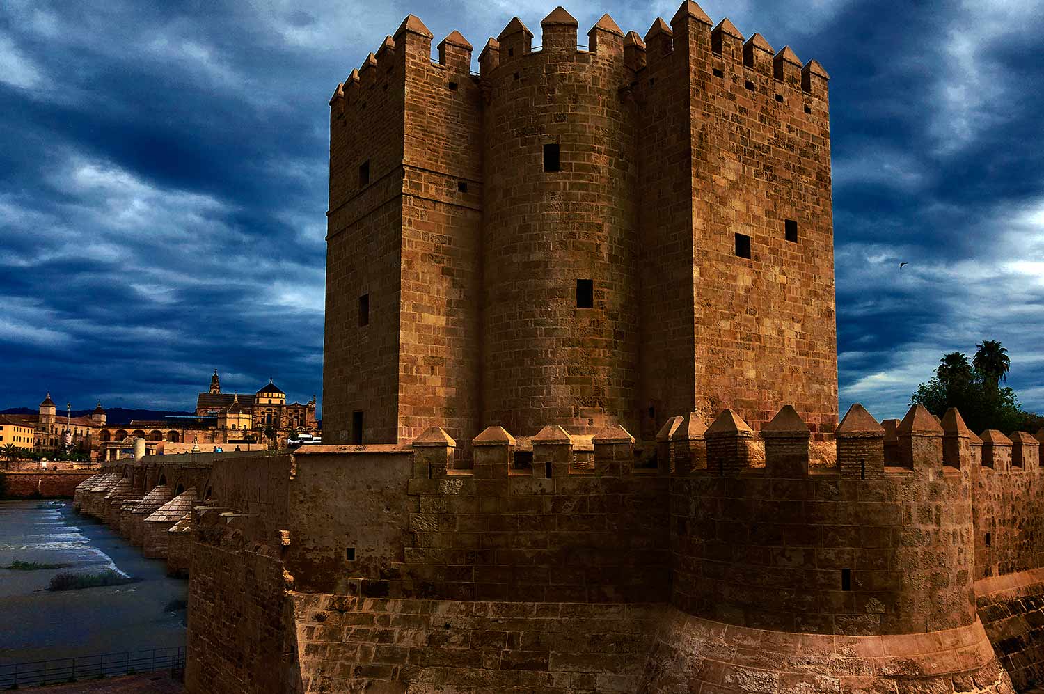 the blue hour in Cordoba
