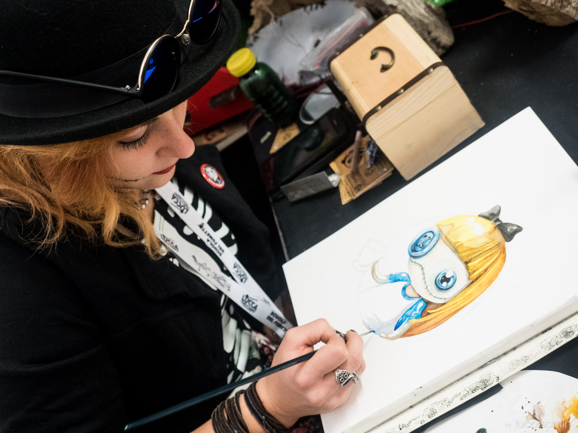 Lucca Comics 2015 - Artist at work
