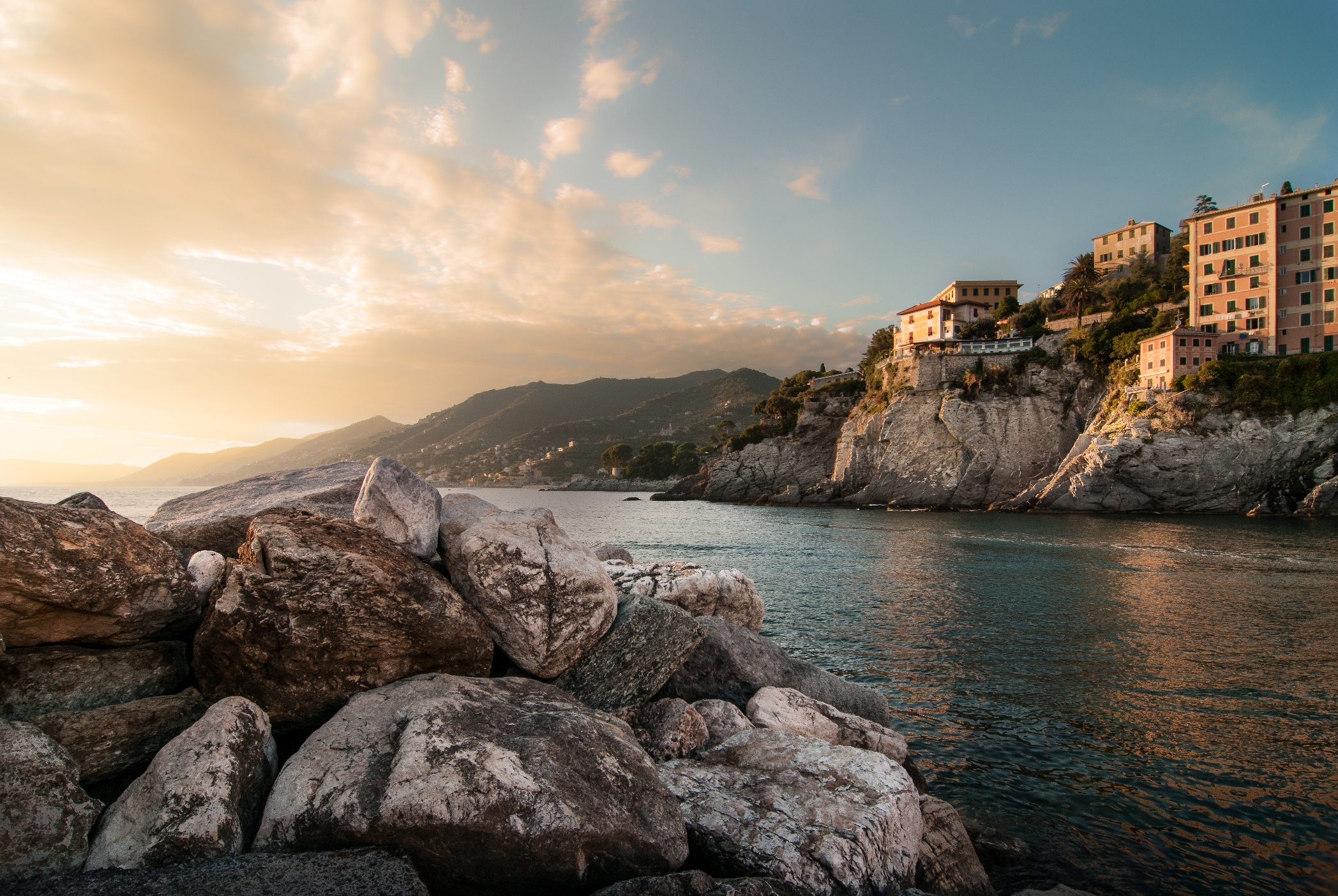 Sunset in Camogli