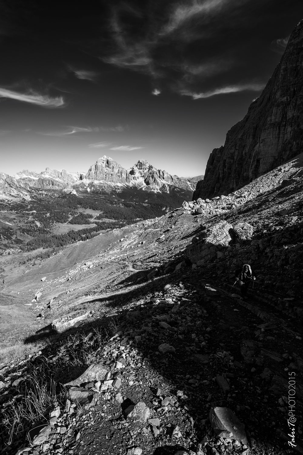 Salendo a F.lla Giau