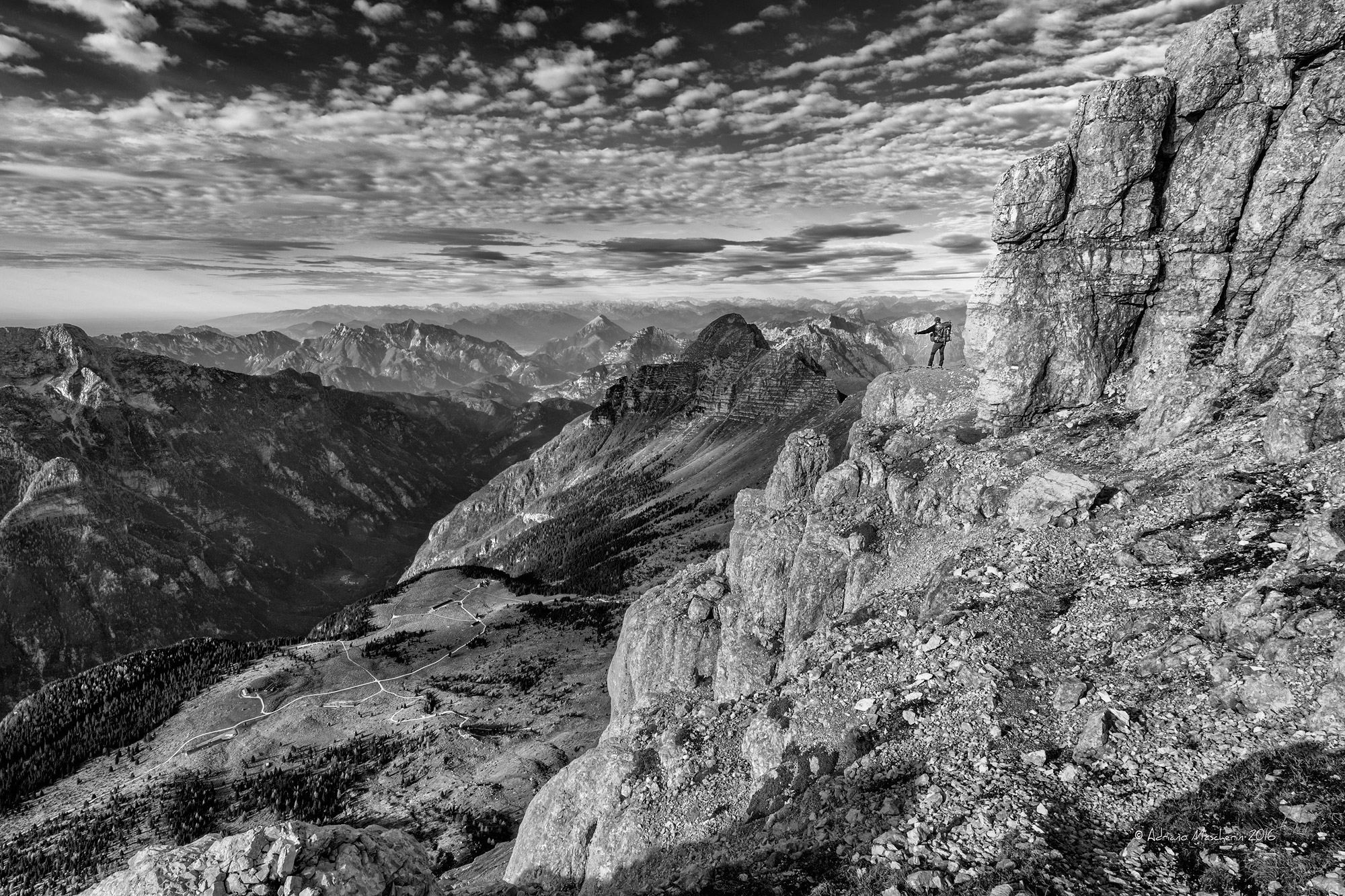 Looking at the landscape ....