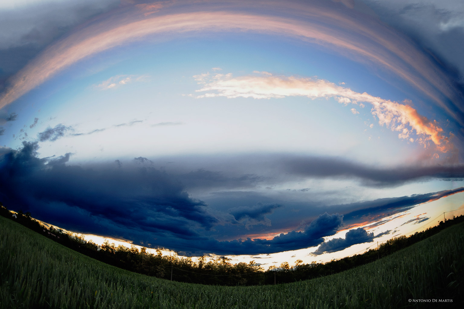 sunset panoramic